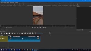 Разделение аудио и видео дорожек (треков) в видеоредакторе Shotcut.