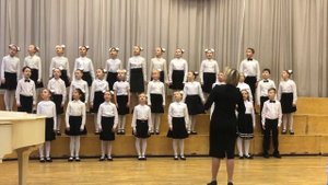 г Москва, г Щербинка МБУ ДО ДШИ им АВ Корнеева Хор 2 х классов инструментального отделения
