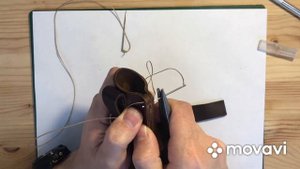 Изготовление ножен. часть 3. Покраска, прошивка, финиш