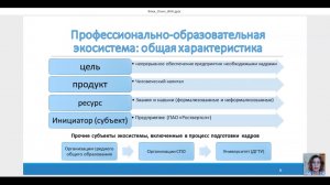 Угнич Е. А.: Развитие профессионально-образовательной экосистемы предприятия...