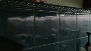 Кухонный фартук в изразцовой облицовке