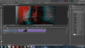 Glitch Effect Animation in Photoshop Tutorial - Photoshop Tutorial