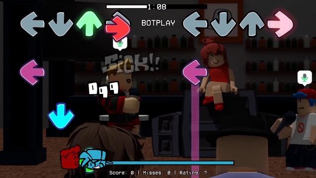 Friday Night Funkin vs ROBLOX (FNF MOD/HARD) смотреть онлайн