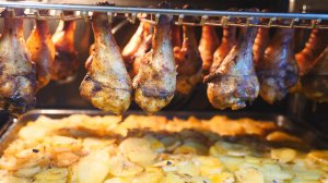 Куриные ножки с картофелем в духовке. Как я люблю.