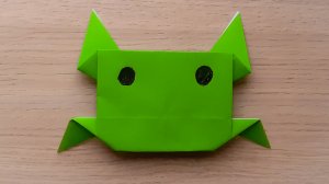 Оригами краб | Крабик из бумаги