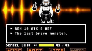 Undertale The Color Of Bravery - Flammable