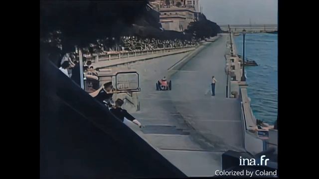 1950 Formula 1 Monaco Grand Prix Highlights (Colorized and AI-Upscaled)
