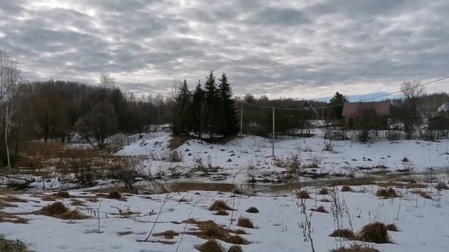 Таяние снега, Ручей Песчаный. смотреть онлайн