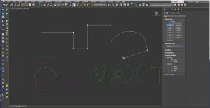 Работа со сплайнами в 3D max