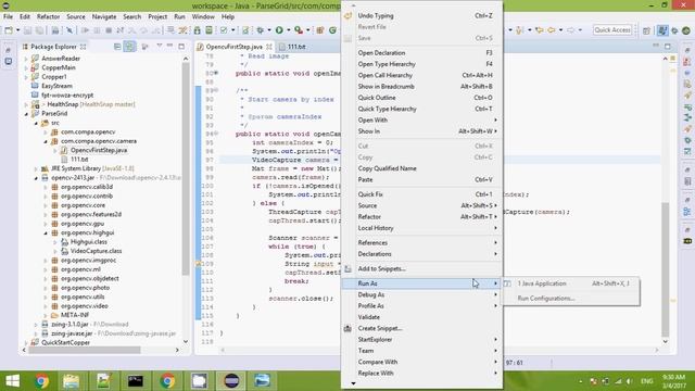 How to working with camera using OpenCV and Eclipse? смотреть онлайн