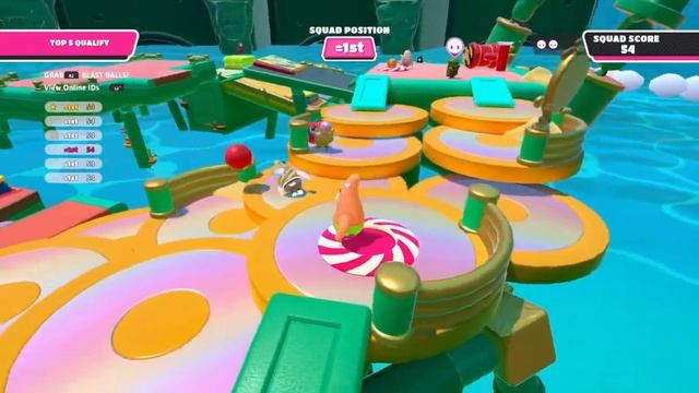 Master Chief teams up with Patrick Star | Intense Duos endgame Fall Guys смотреть онлайн