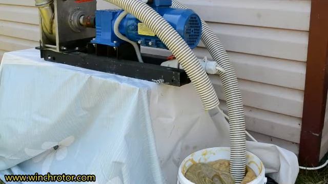 Перекачивание технического вазелина. Винчроторный насос. Роторно-пластинчатый насос нового типа. смотреть онлайн