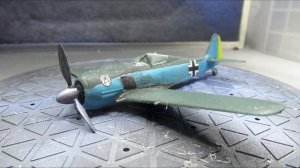 Финал сборки и окраски немецких самолетов в 72 масштабе (Ju-87, Bf-109, FW-190)