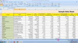 How to Freeze Multiple Columns and Rows in Microsoft Excel ?