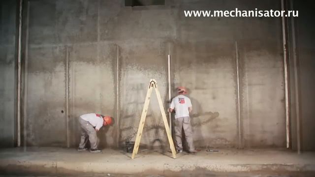 Машинное нанесение: цементные/цементно-известковые штукатурки штукатурной станцией