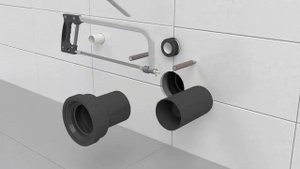 Установка подвесного унитаза Vitra S50 с функцией биде