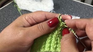 Простые узоры спицами. Узор «Объемная резинка 2*1».