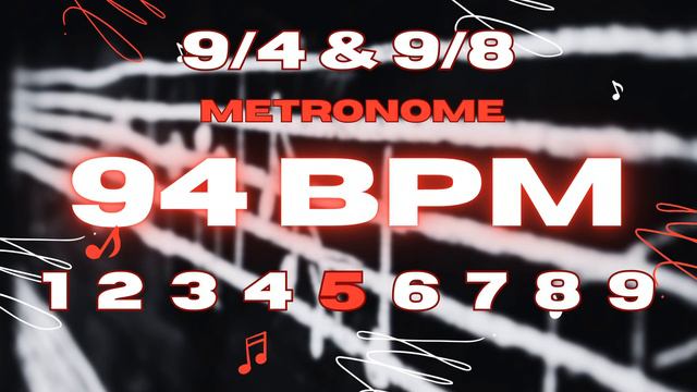 94 BPM - 9/4 & 9/8 Metronome смотреть онлайн