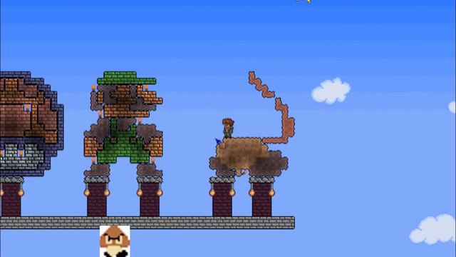 Terraria pixel art Goomba & how to смотреть онлайн