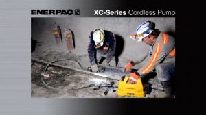 Применение аккумуляторного насоса Enerpac XC-Series