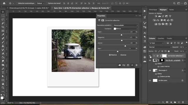 [TUTO PHOTOSHOP] : L'EFFET POLAROÏD ! смотреть онлайн