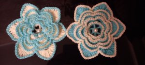 Объемный цветок крючком. Подробный мастер класс