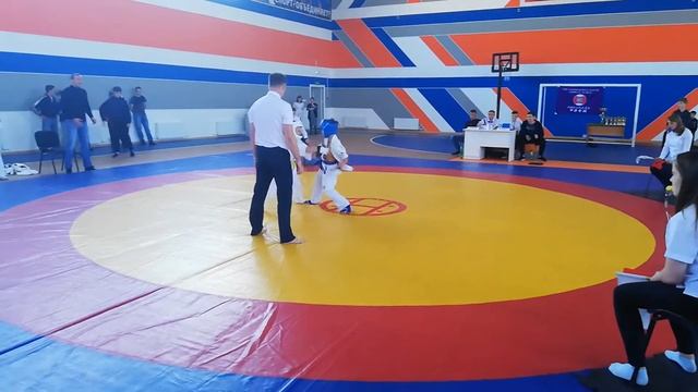 Каратэ соревнования дети. Киокушинкай каратэ. Понежукай 29.09.2019. Бой Богдана (часть 2 )