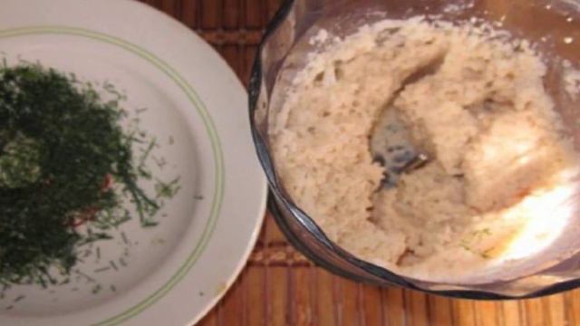 Закуска Рисовые шарики с мидиями