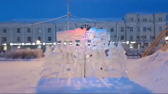 Якутск в новогодний вечер! 31.12.2018! смотреть онлайн