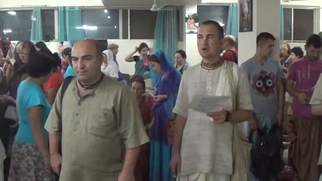 Чайтанья Чандра Чаран прабху. Дамодараштака. Киртан. Вриндаван. Ноябрь 2016