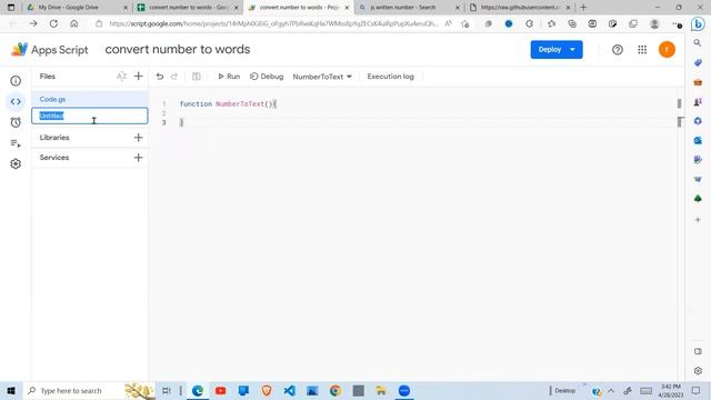 Google sheets convert numbers to words