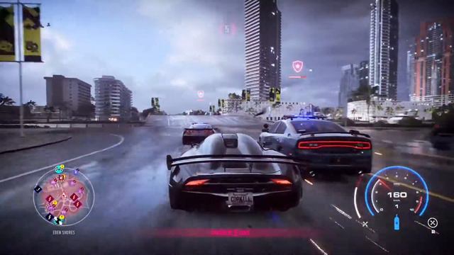 NFS Heat day pursuit soundtrack 2 but I'm destroying cops in the background смотреть онлайн