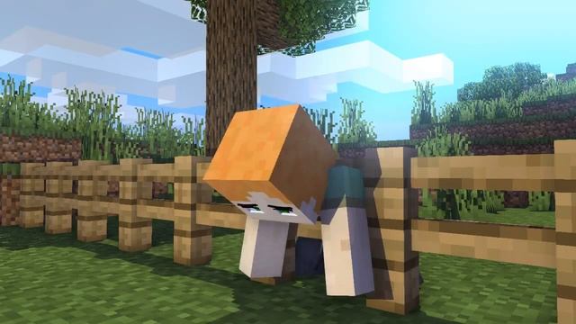 Steve Im stuck (minecraft MEME animace) смотреть онлайн