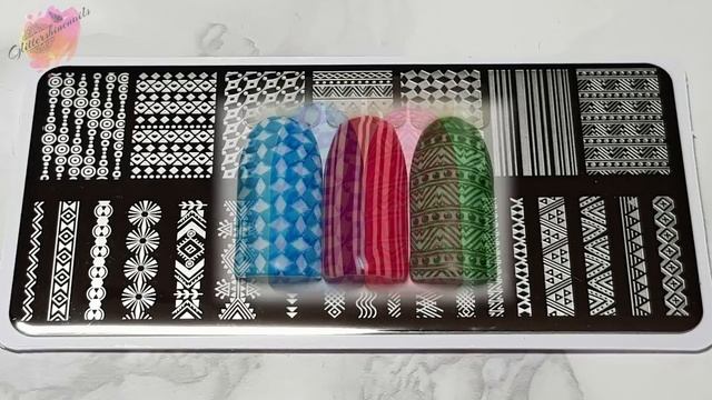 BeautyBigBang Stamping Plate Swatch Review Featuring XL-053 and XL-054 смотреть онлайн