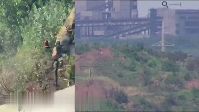 Работа расчёта позывного «Москаль старший» по блиндажам и укрепам укронацистов.