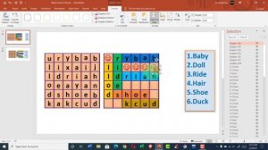 How To Make A Word Search Puzzle For Kids In MS PowerPoint | Tagalog