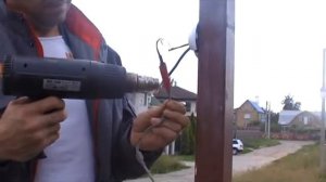 Процесс установки наружной камеры видеонаблюдения