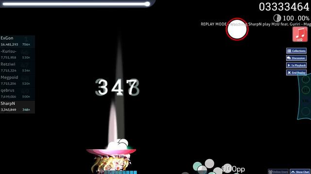 osu! Catch | SharpN | M2U feat. Guriri - Magnolia [AngelHoney's ExtrA] +HR | FC 99.91% 409pp #3 смотреть онлайн