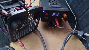 Ремонт тепло пушки Ballu. Замена платы питания кулера.