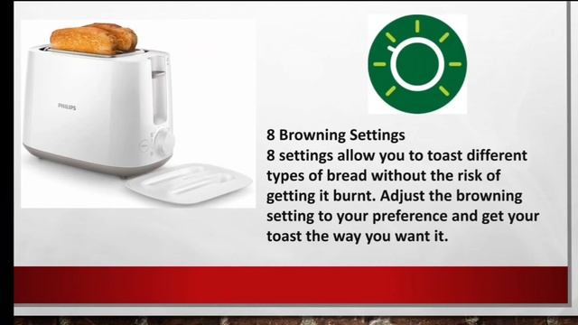 Philips Daily Collection HD2582/00 830-Watt 2-Slice Pop-up Toaster смотреть онлайн