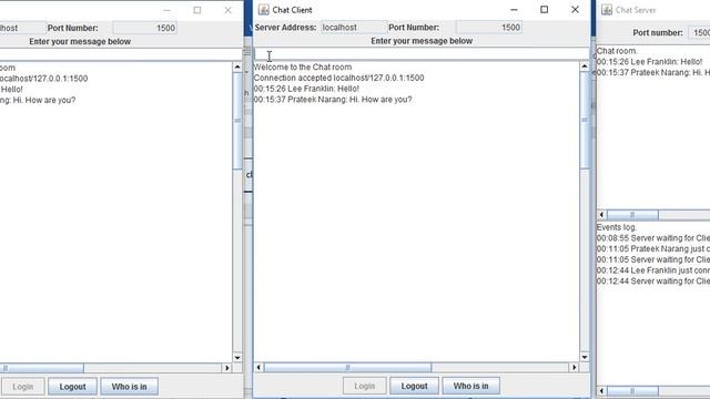 Client - Server Chat (Java Assignment 4)+ смотреть онлайн
