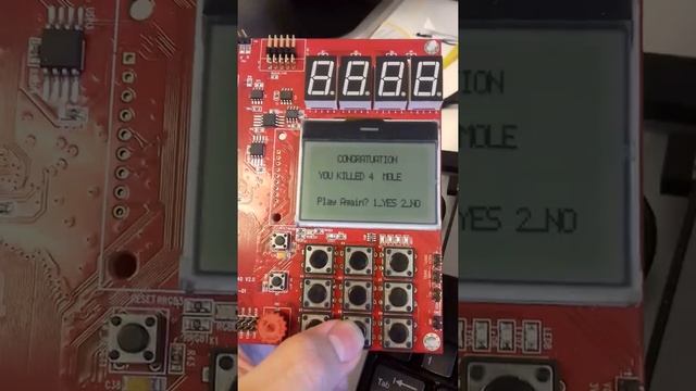 Project #3: Whack-A-Mole - A game on Nuvoton Board