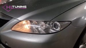 Mazda 6 GG замена штатных линз на Aozoom A5+