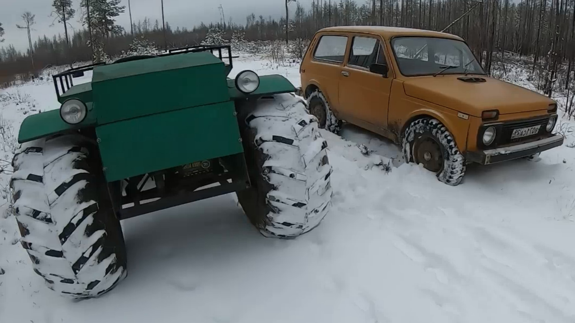 На КАРАКАТЕ по первому снегу.mp4 смотреть онлайн
