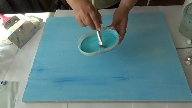 1.Как сделать цветной акриловый грунт? 2. Как сделать прямую горизонтальную линию на холсте? смотреть онлайн