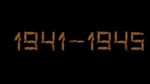 Футаж 1941 - 1945 из георгиевских ленточек