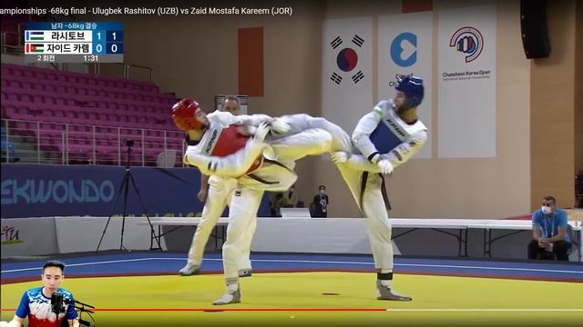Modern Taekwondo Strategies! How to Score Against the Front Leg Cut Using a Double/Bullet Kick! смотреть онлайн