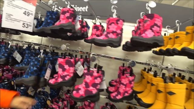 Цены на зимнюю обувь. Детская обувь в Финляндии. Влог смотреть онлайн