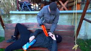 НАКАЗАЛ обидчиков. PUNISHED offenders. NERF shootout...