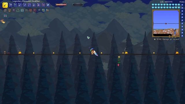 2+ Million DPS Sword!?! Elemental Excalibur! Melee Class Setup - Terraria Calamity Mod